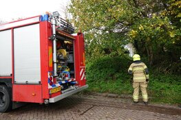Hutje in brand in Enkhuizen