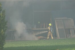 Brand in manege in Venhuizen snel onder controle