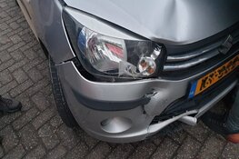 Aangereden bromfietser heeft geluk