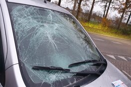 Aangereden bromfietser heeft geluk