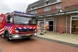 Brand bij slagerij in Wognum