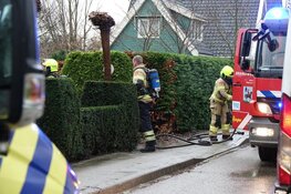 Brandje in bijgebouw te Andijk
