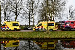 Verdachte gevlucht na ongeval in Midwoud