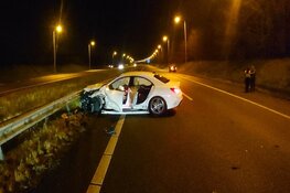 Zwaar ongeval op A7 bij Berkhout: drie gewonden, weg afgesloten