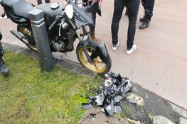 Bromfietser gewond na ongeval in Opmeer