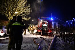 Felle brand bij Rundveemuseum Aartswoud, koeien gered