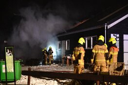 Felle brand bij Rundveemuseum Aartswoud, koeien gered