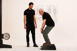 Vliegwieltraining voor revalidatie bij Fysio Vivo