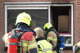 Brand in woning Venhuizen