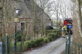 Brandje bij stolpboerderij in Obdam