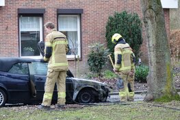 Brand in auto in Westwoud