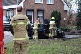 Brand in auto in Westwoud