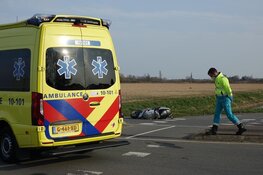 Scooterrijder raakt gewond bij aanrijding
