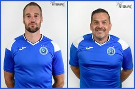 Jeroen de Groot nieuwe hoofdcoach FC Marlène. Carlo van der Waals technisch manager