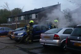 Auto door brand verwoest op Gruttolaan