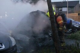 Auto door brand verwoest op Gruttolaan