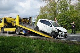Drie auto's zwaar beschadigd bij ongeval Enkhuizen