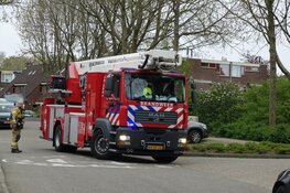 Flinke brand in achtertuin van woning in Enkhuizen