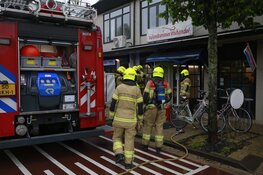 Brandje in viswinkel Obdam snel onder controle