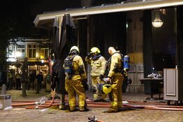 Flinke brand bij restaurant in binnenstad Hoorn
