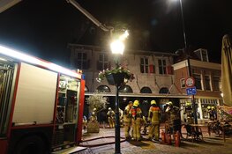 Flinke brand bij restaurant in binnenstad Hoorn