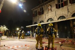 Flinke brand bij restaurant in binnenstad Hoorn