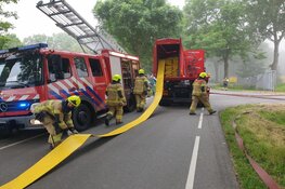 Grote brand bij grasdrogerij in Lambertschaag