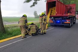 Grote brand bij grasdrogerij in Lambertschaag