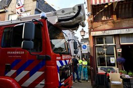 Brandje in Hoorns café