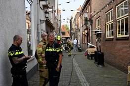 Brandje in Hoorns café