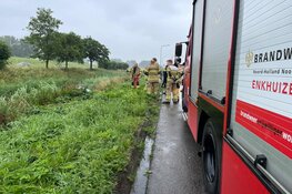 Automobilist belandt in de sloot