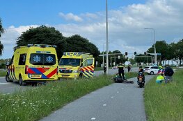 Traumahelikopter landt bij ernstig ongeluk in Schellinkhout, twee personen met spoed naar ziekenhuis gebracht