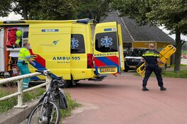 Fietser gewond na ongeval in Zwaagdijk-Oost