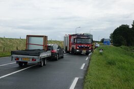 Auto te water in Medemblik