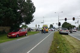 Aanrijding tussen auto en fietsster in Enkhuizen
