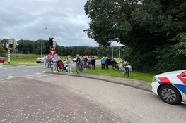 Aanrijding tussen auto en fietsster in Enkhuizen