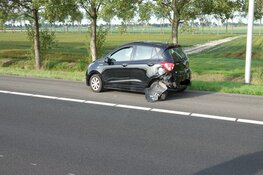 Kop-Staartbotsing op de A7 bij Benningbroek