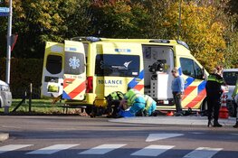 Man op driewieler aangereden op rotonde in Venhuizen