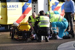 Man op driewieler aangereden op rotonde in Venhuizen