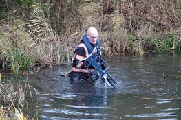 Fietser te water geraakt in Enkhuizen