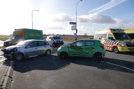 Ongeval tussen twee auto's in Medemblik