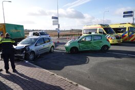 Ongeval tussen twee auto's in Medemblik