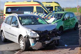 Ongeval tussen twee auto's in Medemblik