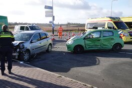 Ongeval tussen twee auto's in Medemblik