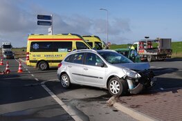 Ongeval tussen twee auto's in Medemblik