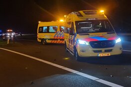Ernstig ongeval op A7 bij Abbekerk, drie gewonden