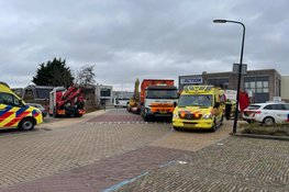 As ingezakt op monteur in Grootebroek, hulpdiensten rukken massaal uit