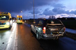 Botsing met drie auto's bij Wervershoof