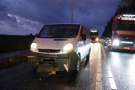 Botsing met drie auto's bij Wervershoof