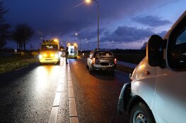 Botsing met drie auto's bij Wervershoof